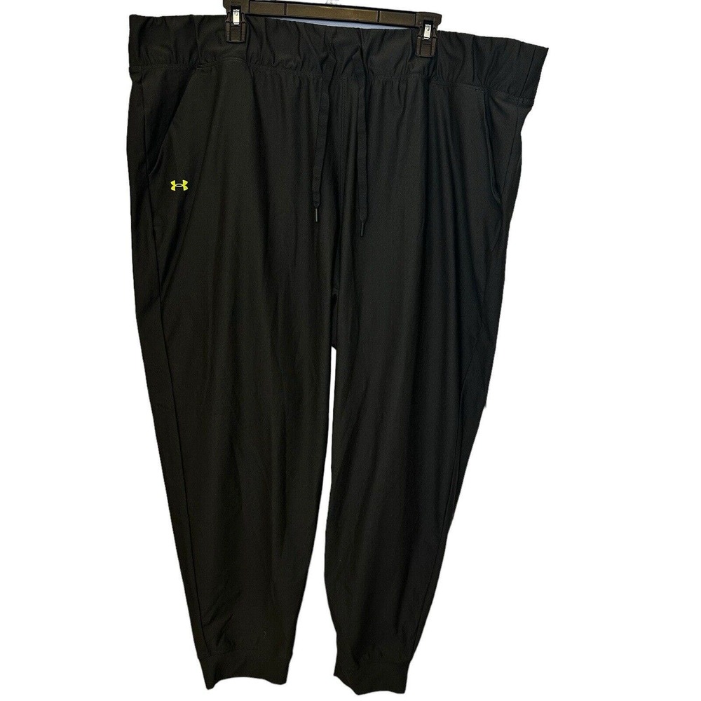 Under Armour 2XL Jogger Pants Stretch‎ Waist Green Active Wear